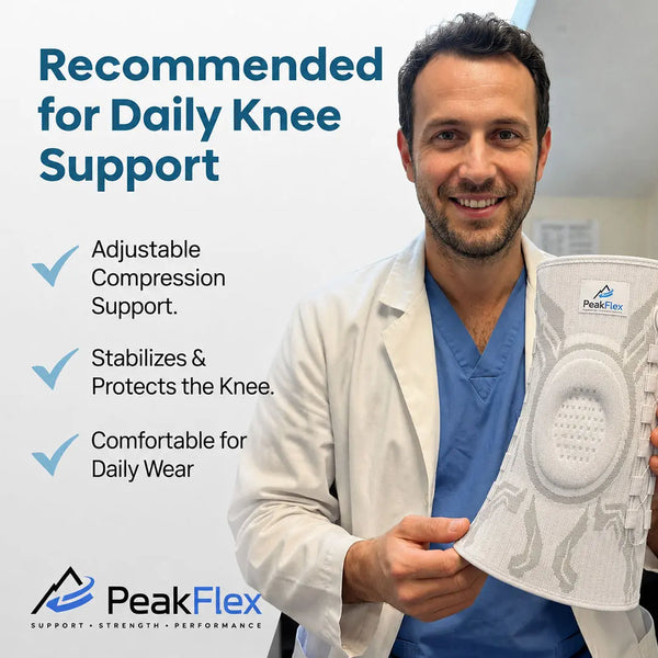 KneeFlex™ Adjustable Compression Support Sleeve