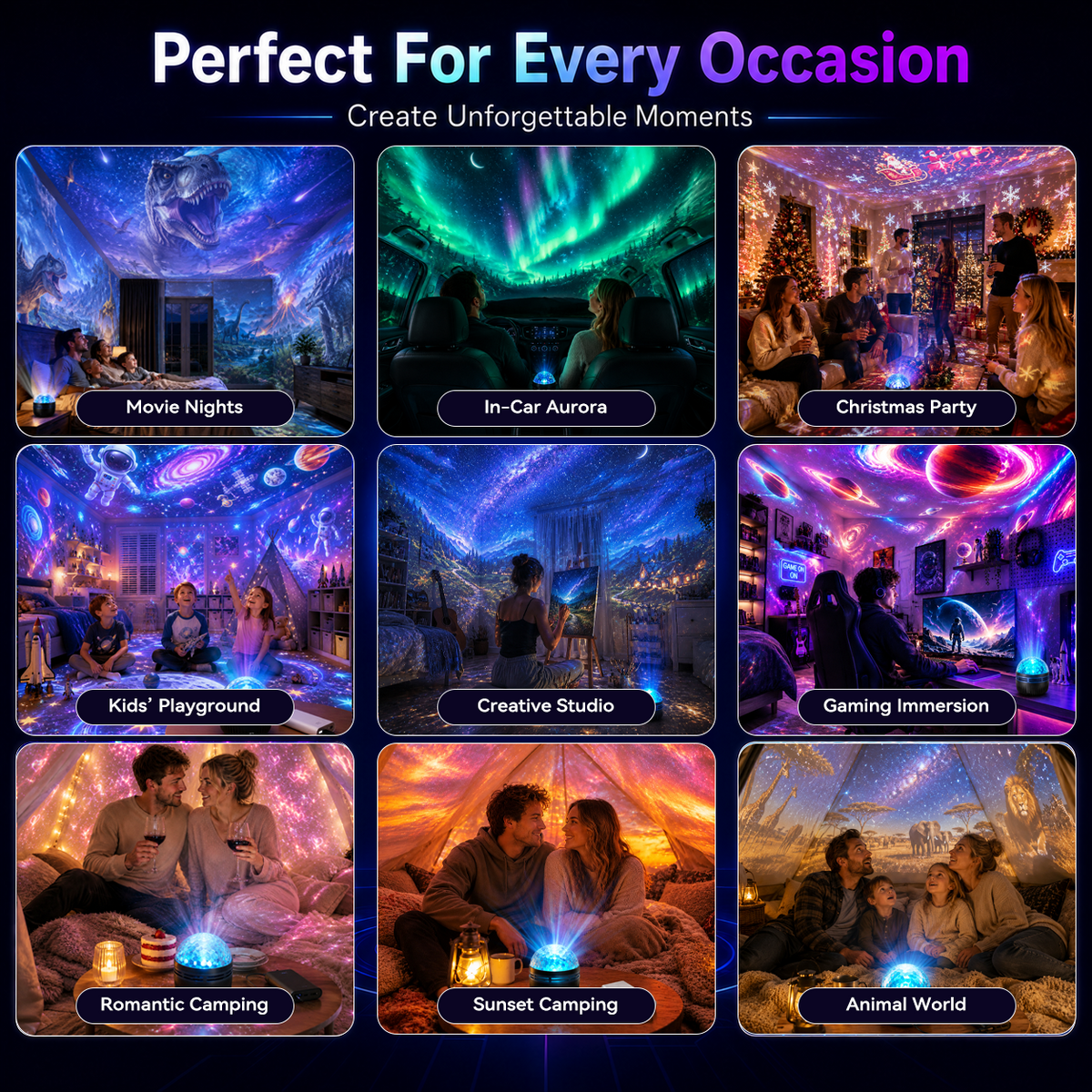 CosmoSphere™ 360° Dynamic Galaxy Sky Projector