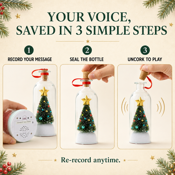 MerryMemo™ Recordable Christmas Tree Keepsake