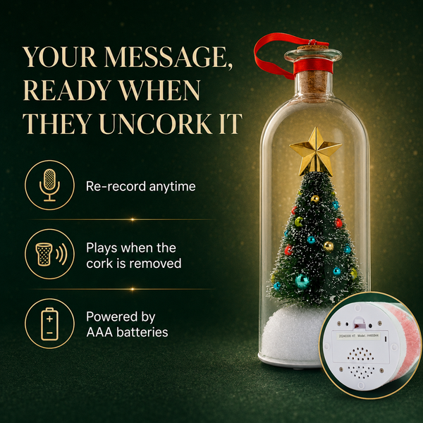 MerryMemo™ Recordable Christmas Tree Keepsake