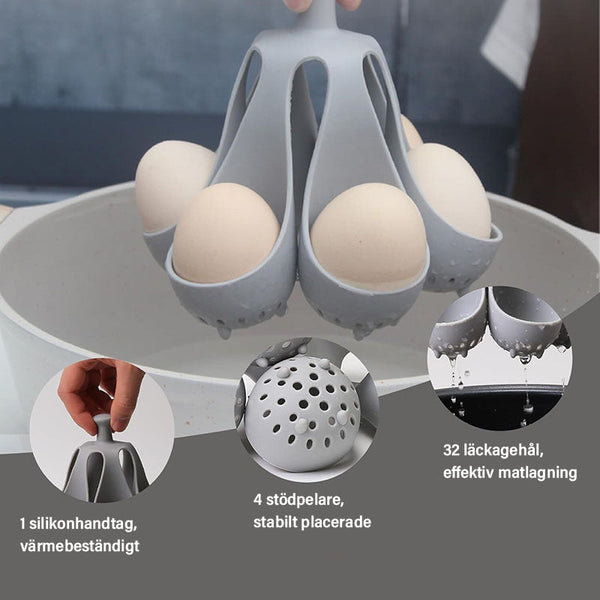 EggEase™ - Perfectly Poach Multiple Eggs Effortlessly Every Time