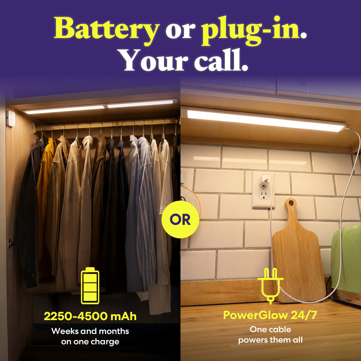 LumiGlide™ Wireless Peel-and-Stick Utility Light