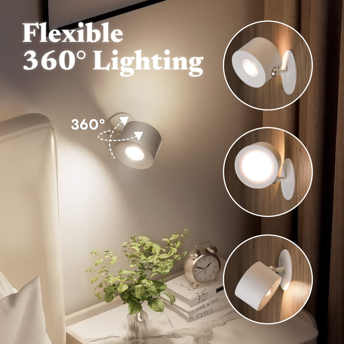 LumaHalo™ Wireless Smart Accent Wall Light