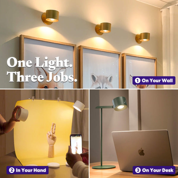 LumaHalo™ Wireless Smart Accent Wall Light