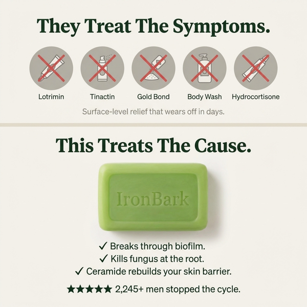Ironbark Tea Tree Antifungal Bar – Clears Fungal Infection and Skin Balance from the Root
