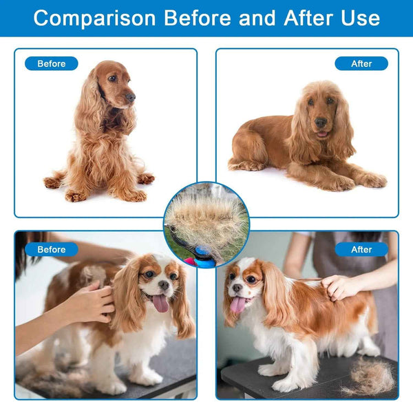 1+1 Free | Professional Pet Grooming Tool Removes Mats and Shedding