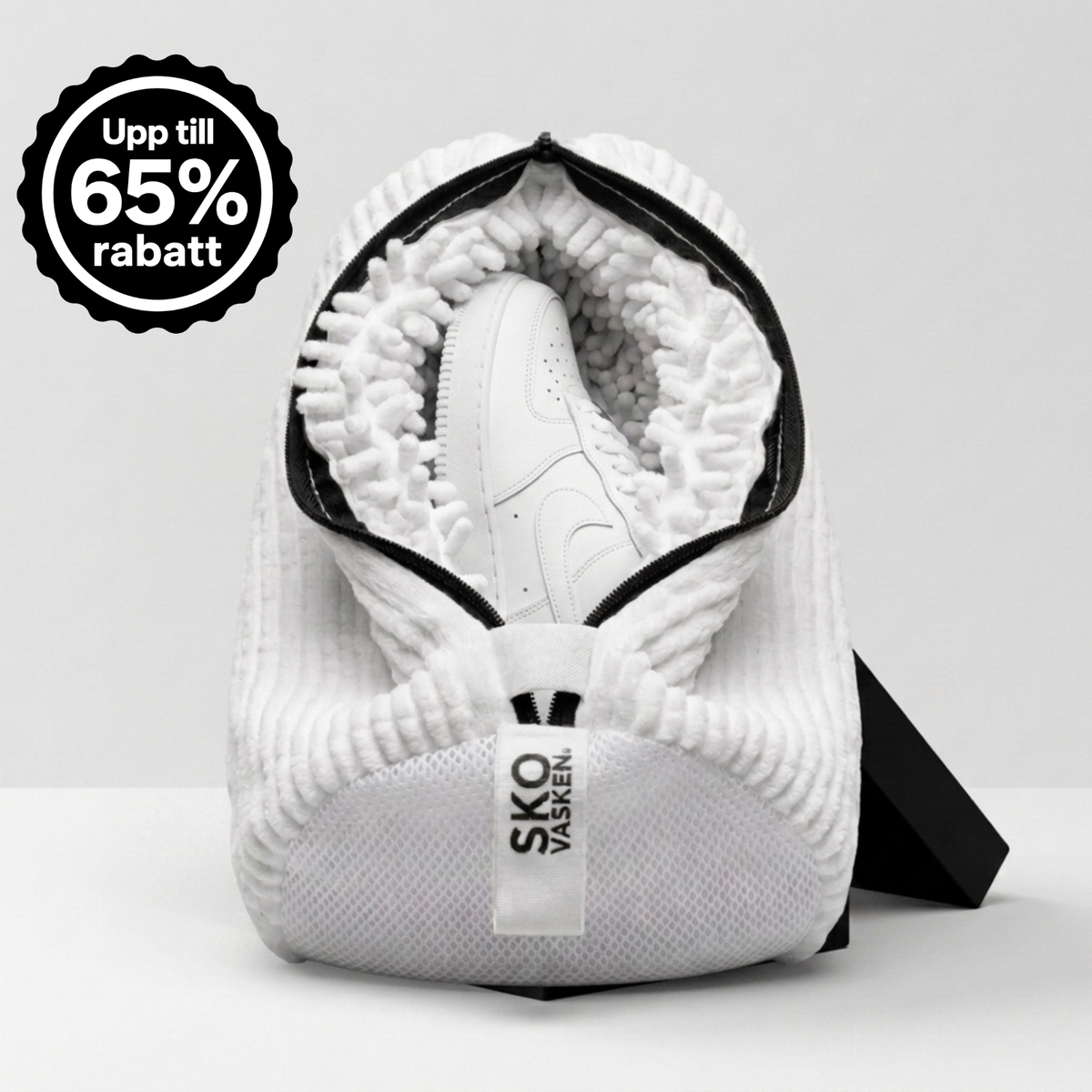 Get clean shoes in just 30 minutes straight from the washing machine