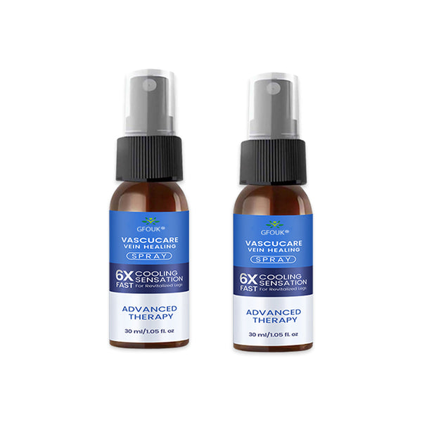 🇺🇸🏆✅🌿GFOUK® VascuCare Vein Healing Spray(Designed for Varicose veins, Spider veins, Deep vein Thrombosis, Chronic venous insufficiency, Venous ulcers, Thrombophlebitis and other venous issues)