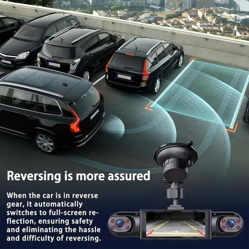 Full View Dashcam System Captures Every Driving Angle