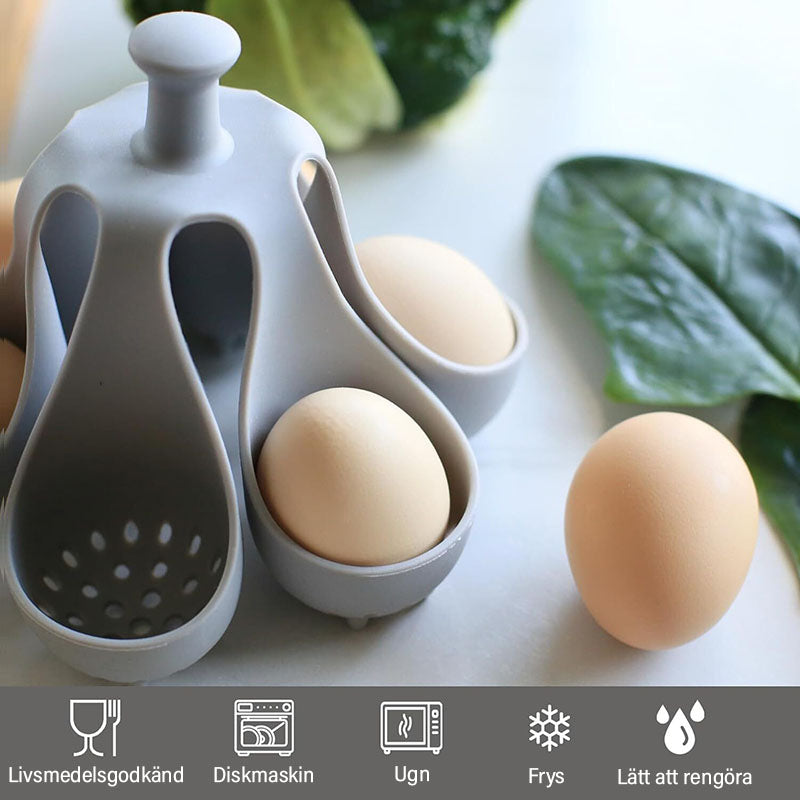 EggEase™ - Perfectly Poach Multiple Eggs Effortlessly Every Time