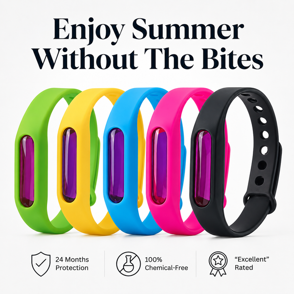 1+1 Free | Solvix™ Mosquito Bracelet – Natural Bite Protection for Every Adventure