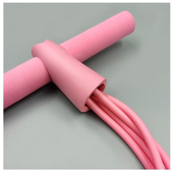 21 Fitness Resistance Bands-4 Tube Pedal Ankle Puller