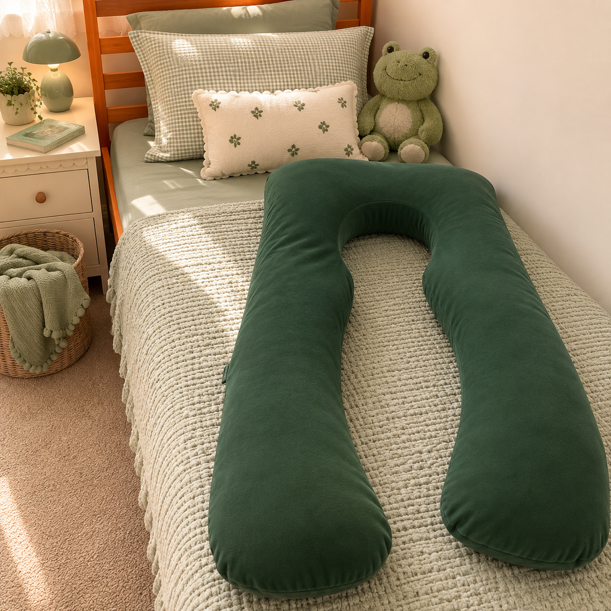 DreamNest™ Full-Body Comfort Pillow for Kids