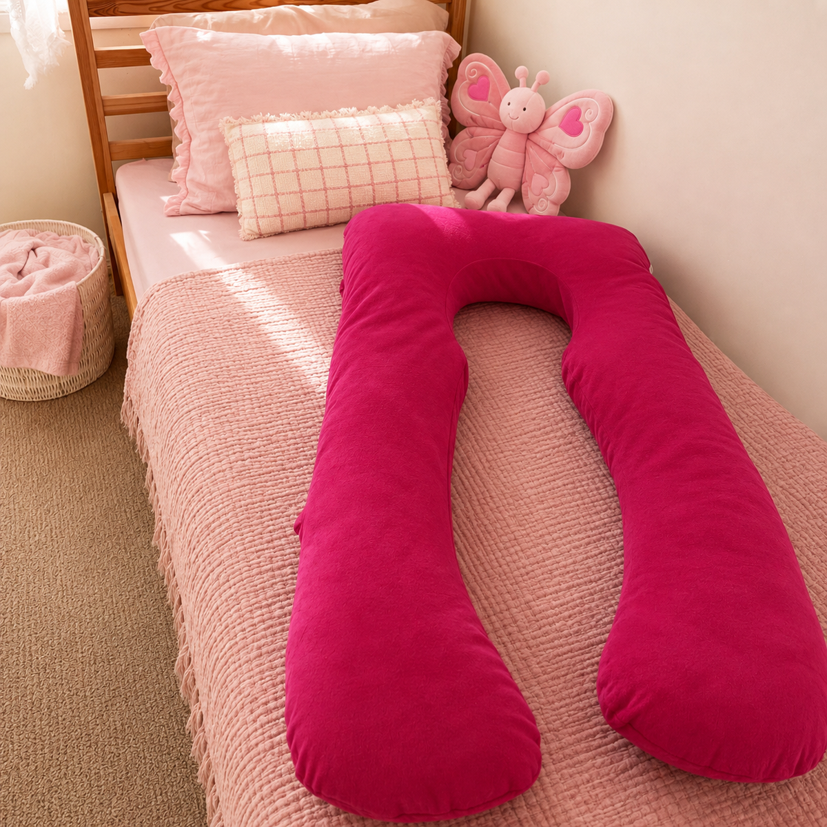 DreamNest™ Full-Body Comfort Pillow for Kids
