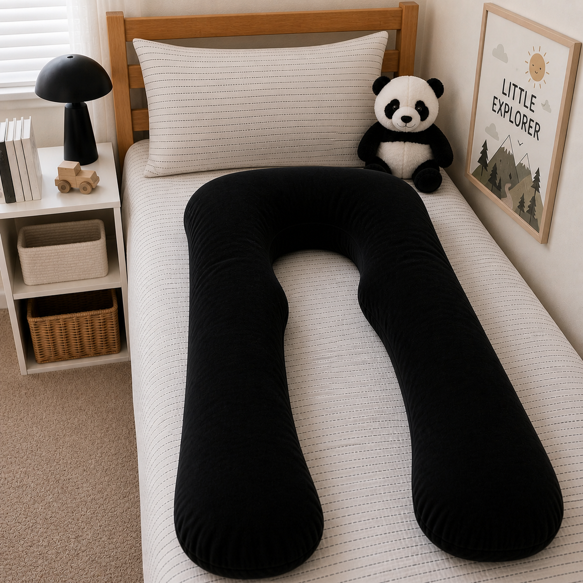 DreamNest™ Full-Body Comfort Pillow for Kids