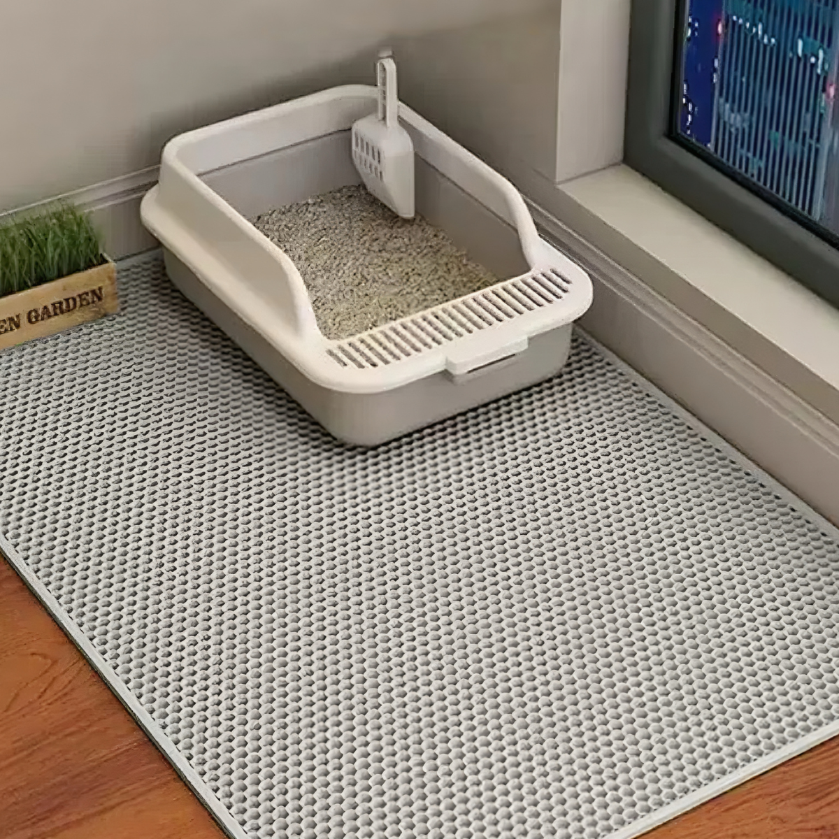 Cat Litter Mat - Grey