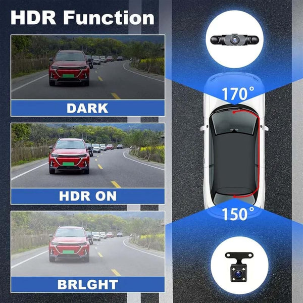 Full View Dashcam System Captures Every Driving Angle