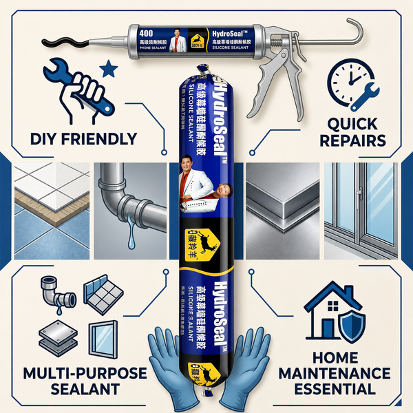 HydroSeal™ Waterproof Silicone Sealant (750 Gms)