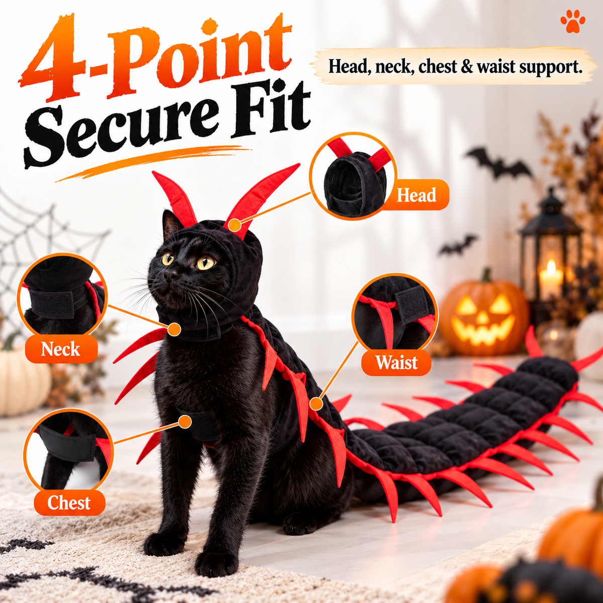 CreepPaws™ 3D Crawling Centipede Pet Costume