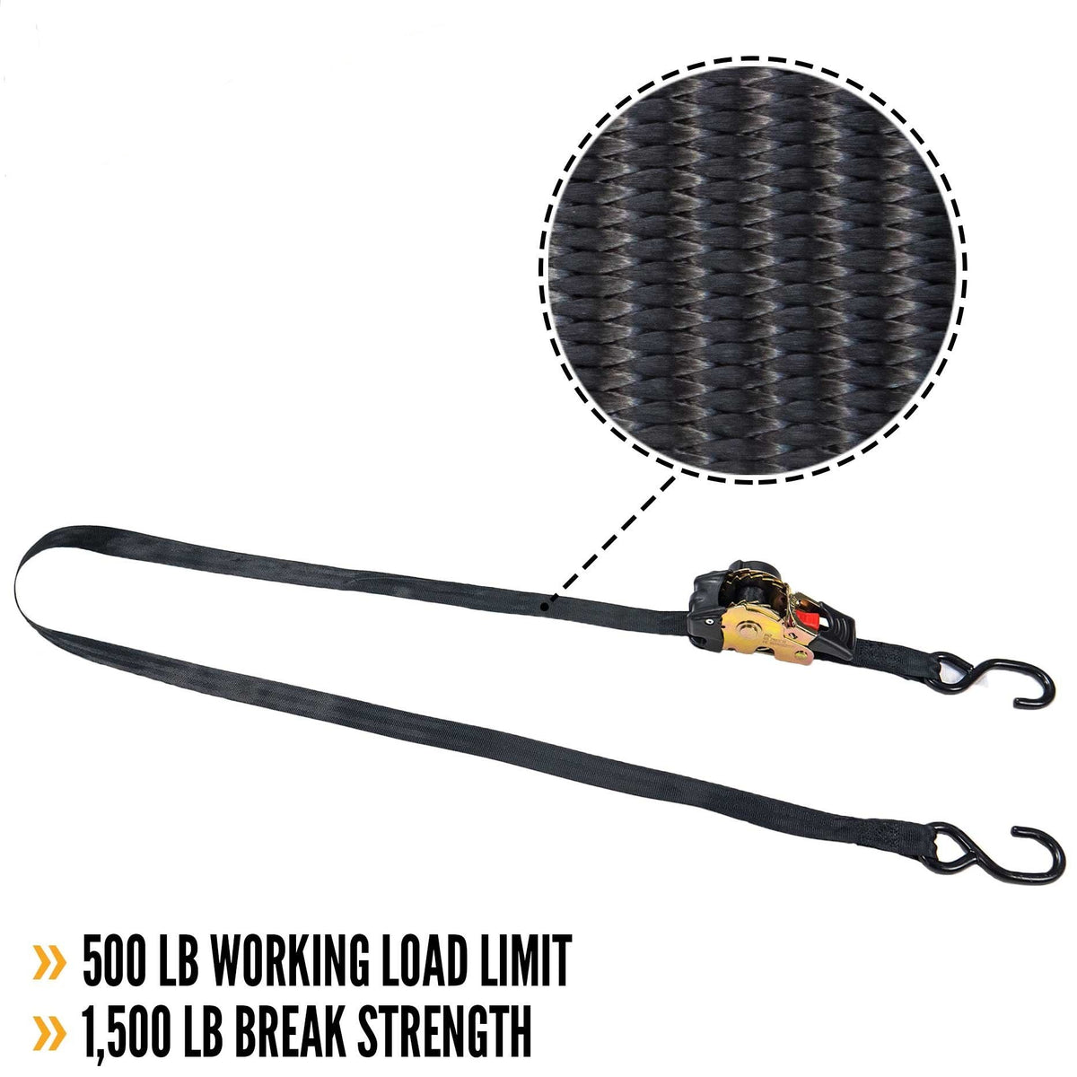 CargoClutch™ - Secure Heavy Loads Fast with Tangle-Free Automatic Straps