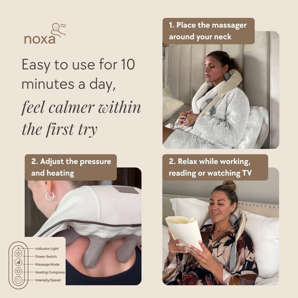 NeckRelief™ Deep-Kneading Neck & Shoulder Massager