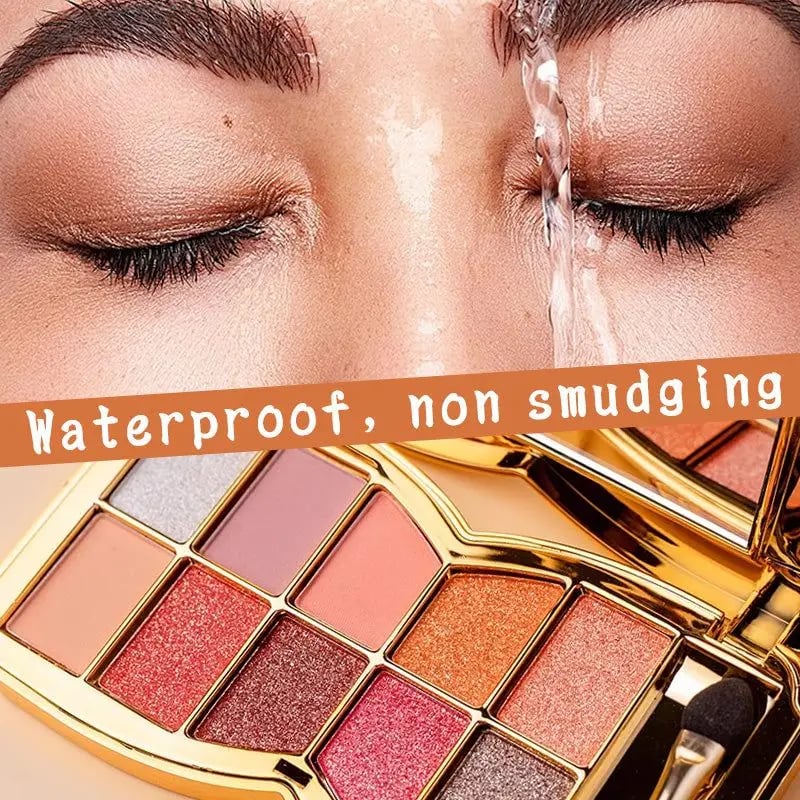 lusailstore | 10 Colors Sparkle Shimmer Eyeshadow Palette