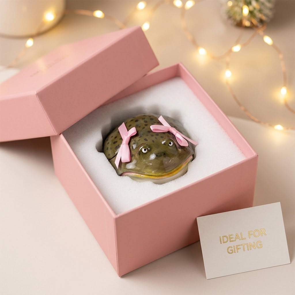 FrogPod™ 3D Frog-Shaped Earbud Case