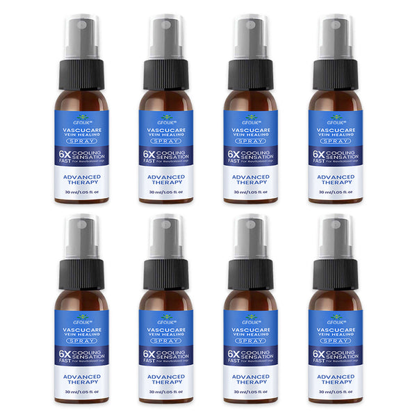 🇺🇸🏆✅🌿GFOUK® VascuCare Vein Healing Spray(Designed for Varicose veins, Spider veins, Deep vein Thrombosis, Chronic venous insufficiency, Venous ulcers, Thrombophlebitis and other venous issues)
