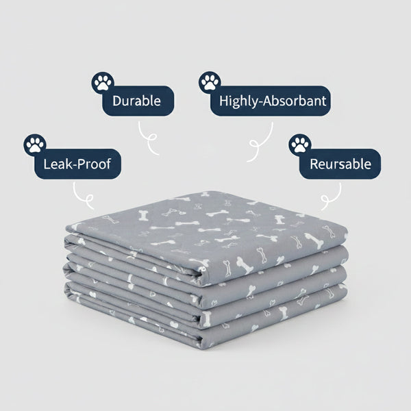 PawLuxe™ Reusable Pup Pad | Clean Floors & Effortless Training