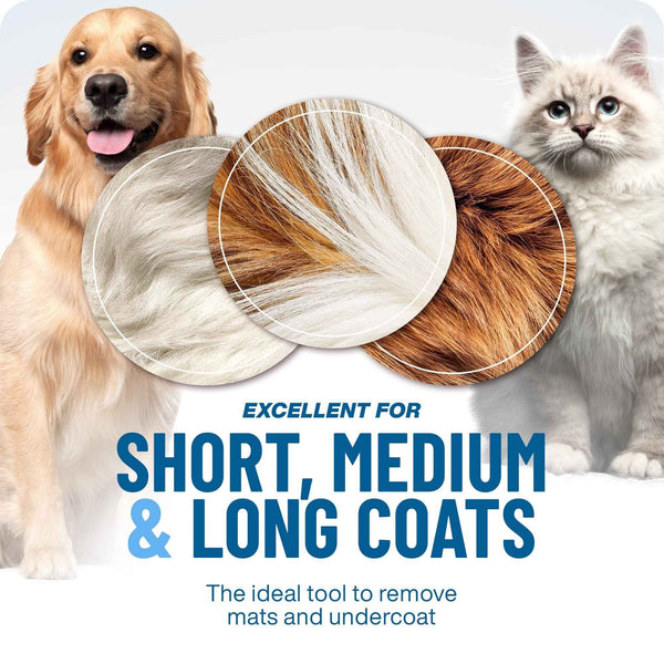 1+1 Free | Professional Pet Grooming Tool Removes Mats and Shedding
