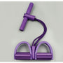 21 Fitness Resistance Bands-4 Tube Pedal Ankle Puller