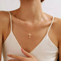 Crown and Cross Necklace