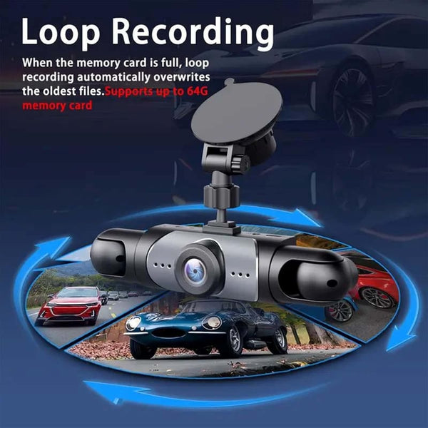 Full View Dashcam System Captures Every Driving Angle