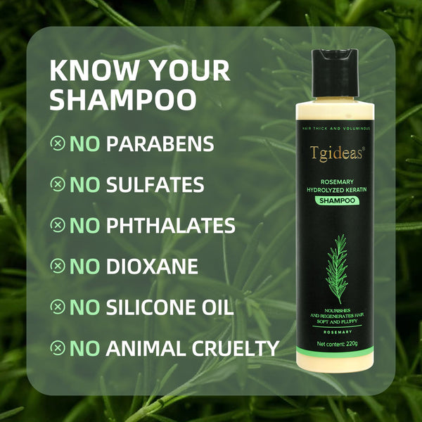 Tgideas® | Rosemary Shampoo | Hair Growth & Anti-Dandruff Scalp Treatment