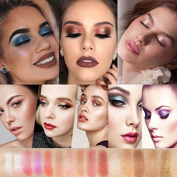lusailstore | 10 Colors Sparkle Shimmer Eyeshadow Palette