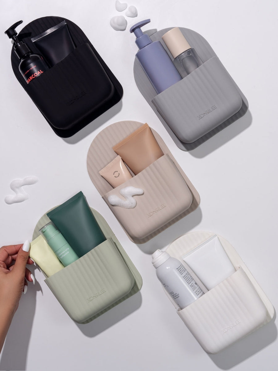 AquaNest™ Minimalist Silicone Shower Caddy