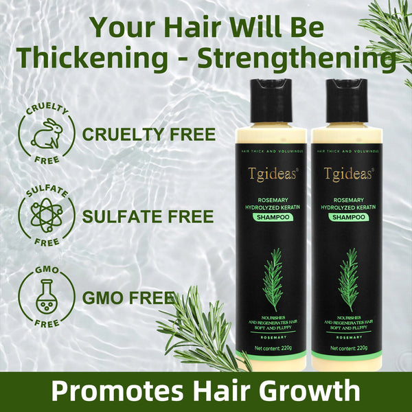 Tgideas® | Rosemary Shampoo | Hair Growth & Anti-Dandruff Scalp Treatment