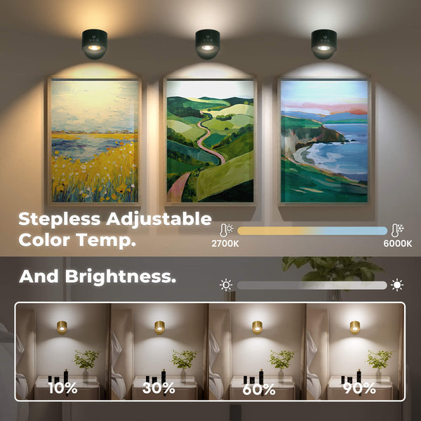 LumaHalo™ Wireless Smart Accent Wall Light