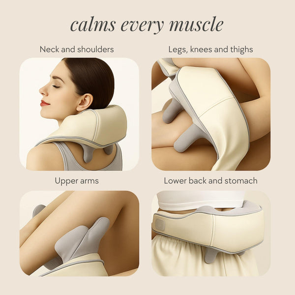 NeckRelief™ Deep-Kneading Neck & Shoulder Massager