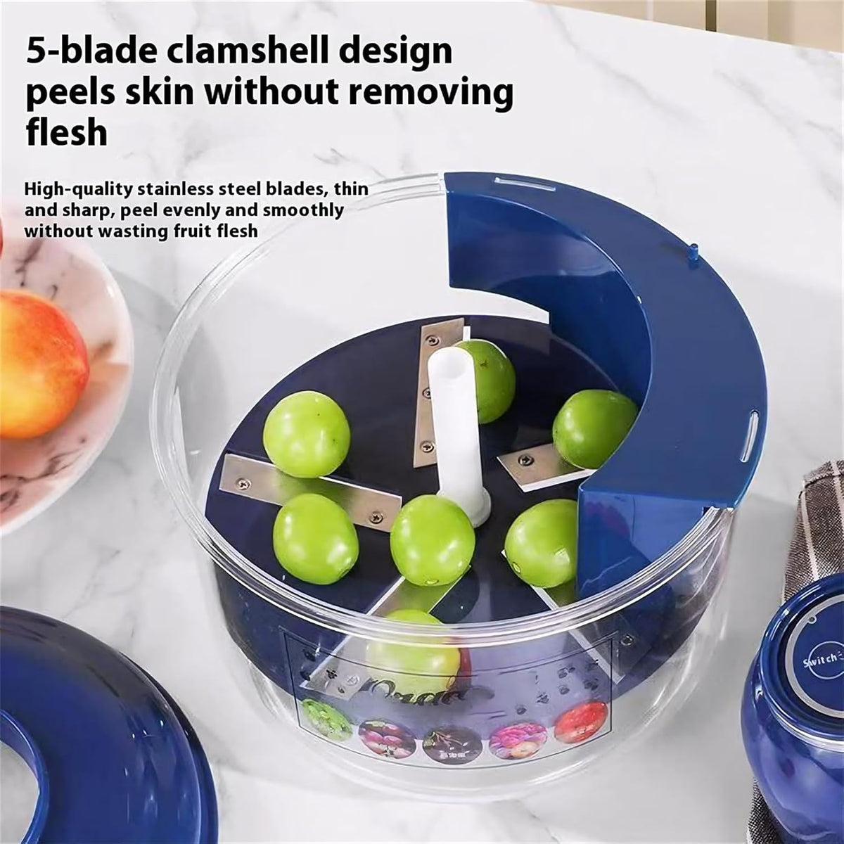Automatic Fruit Peeler Delivers Perfect Peeling Every Time