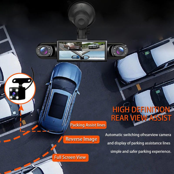 Full View Dashcam System Captures Every Driving Angle