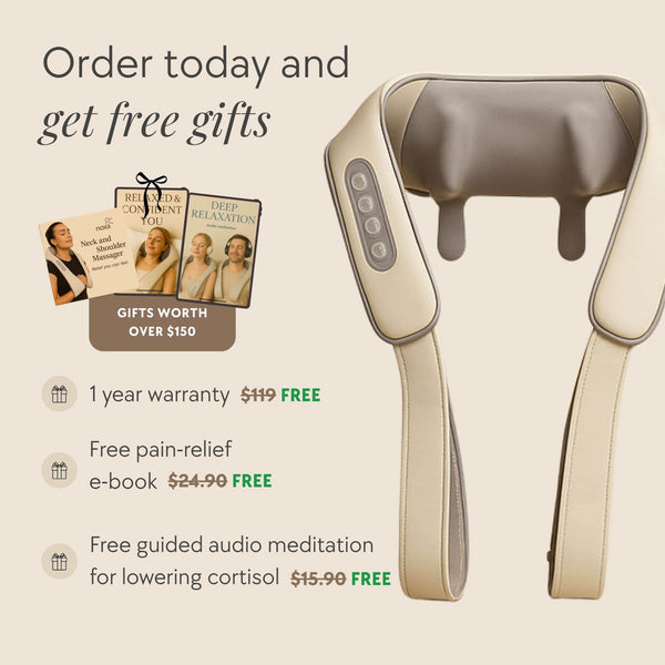 NeckRelief™ Deep-Kneading Neck & Shoulder Massager