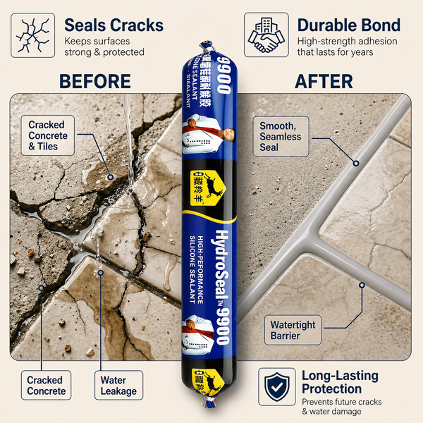HydroSeal™ Waterproof Silicone Sealant (750 Gms)