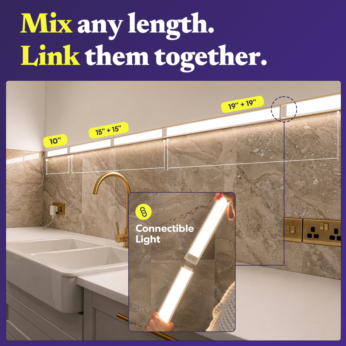 LumiGlide™ Wireless Peel-and-Stick Utility Light