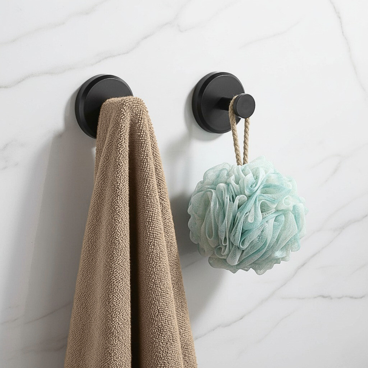 Gripora™ Heavy-Duty Suction Utility Hooks – 4 Pack