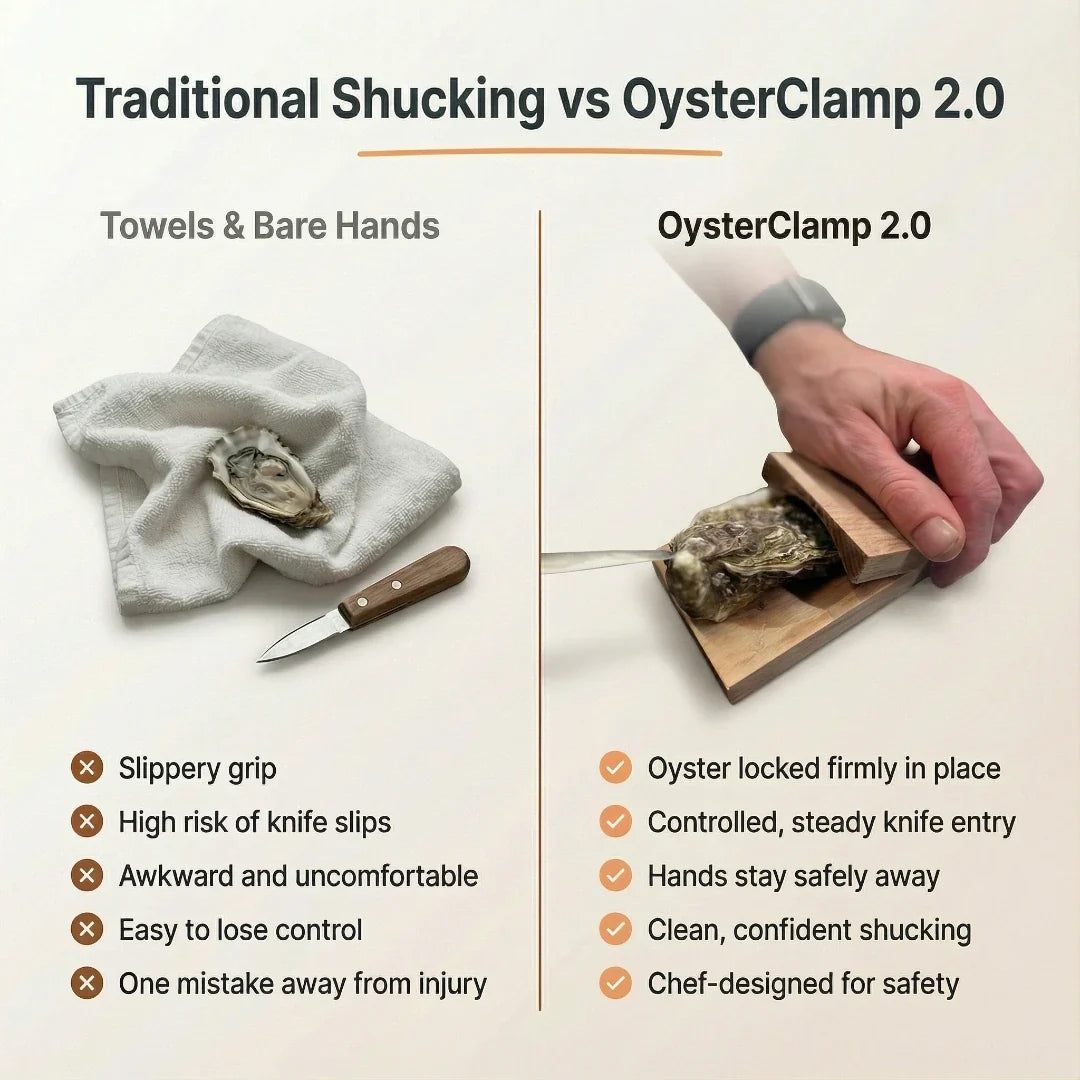 ShellLock™ Oyster Shucking Clamp