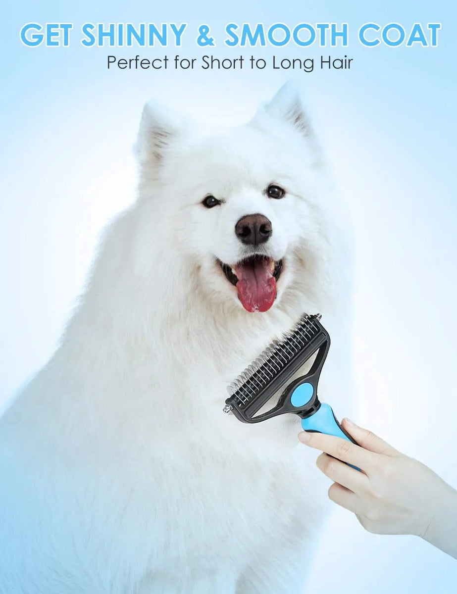1+1 Free | Professional Pet Grooming Tool Removes Mats and Shedding