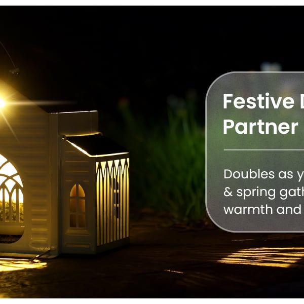 Church-Shaped Solar Bird Feeder – Attract Birds Day and Night