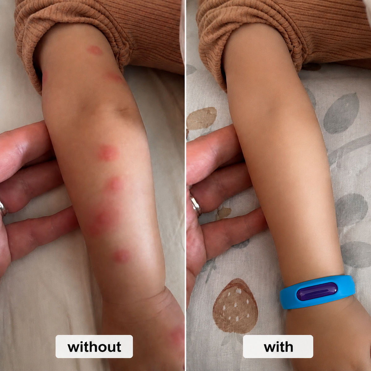 1+1 Free | Solvix™ Mosquito Bracelet – Natural Bite Protection for Every Adventure