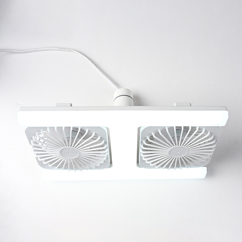 2-in-1 LED Ceiling Fan Light – Dual Cooling, Ultra Bright, Tool-Free Install